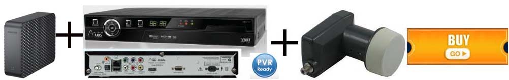 VAST DECODER+ 1 TB HARD DRIVE +10700 LNB